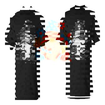 Usa Flag 4Th Of July Gnome And Beetle For & Women T-Shirt - Thegiftio