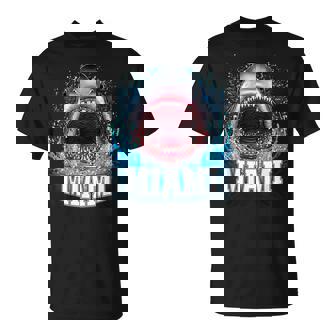 Vacaciones En Miami Florida Graniaje A La Playa Del Tiburón Camiseta unisex - Regaloses