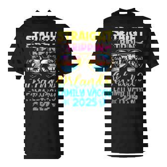 Vacaciones Familiares En Orlando 2025 Trippin Recto Camiseta unisex - Regaloses