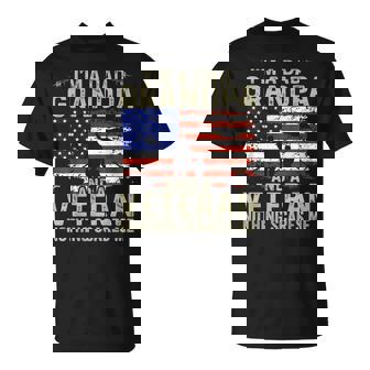 Veteran Grandpa For Grandpa Veteran Father's Day T-Shirt - Monsterry