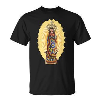 Vierge De Guadeloupe Huichol Guadeloupe Mexicaine Marie T-Shirt - Cadeauxyz