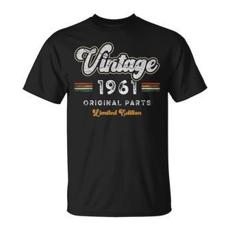Vintage 1961 Piezas Originales 64 Cumpleaños Camiseta unisex - Regaloses