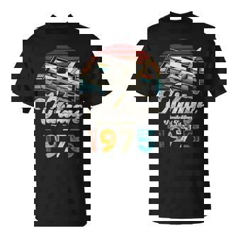 Vintage 1975 Cumpleaños 50 Años Cassette Lápiz Camiseta unisex - Regaloses
