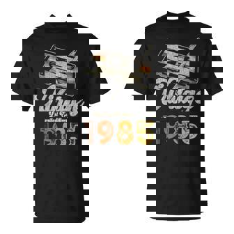 Vintage 1985 Cassette Lápiz 40 Cumpleaños Camiseta unisex - Regaloses