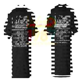 Vintage 1987 Retro Regalo De Cumpleaños Edición Limitada Retro Camiseta unisex - Regaloses
