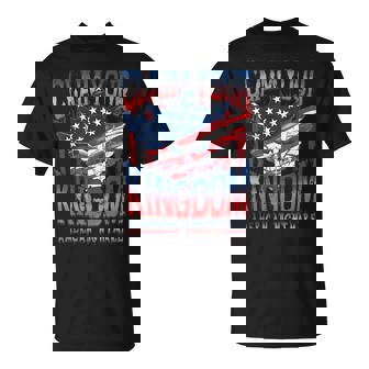 Vintage American Flag Dream Claim Your Kingdoms Nightmares T-Shirt - Monsterry