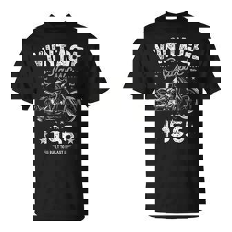 Vintage Born 1965 60Th Birthday クラシック レトロ バイク Tシャツ - Kawaiitshirt