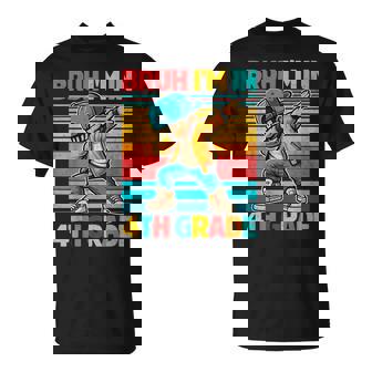 Vintage Bruh Im In 4Th Grade First Day School Dabbing Boys T-Shirt | Mazezy