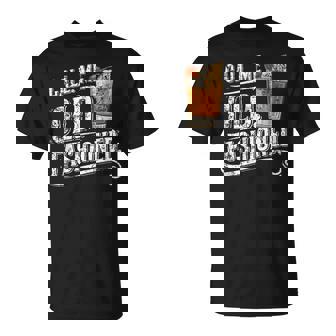 Vintage Call Me Old Fashioned Whiskey Cocktail T-Shirt - Monsterry