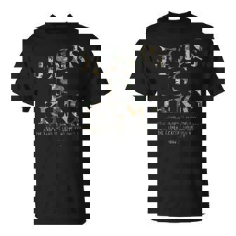Vintage Camo Jesus Is King Jesus John 14 6 Costume Christian T-Shirt - Monsterry