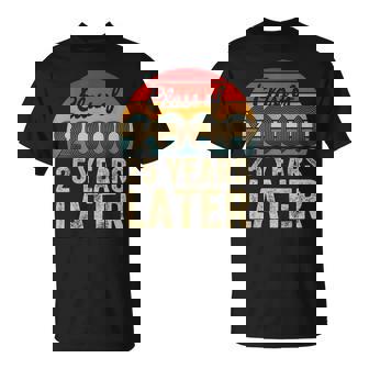 Vintage Class Of 2000 25 Years Later Reunion 25Th Graduation T-Shirt | Seseable CA