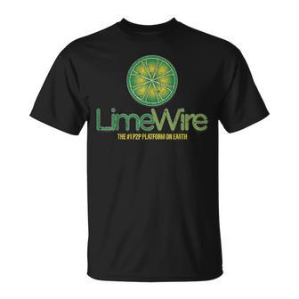Vintage Lime Wire Retro P2p Computer System Lover T-Shirt - Thegiftio UK
