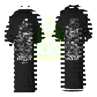 Vintage Monster Mash Frankenstein Horror Movies Lovers T-Shirt - Monsterry