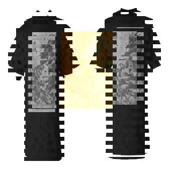 Vintage Japonais Tigre Géant Combat Dragon Asiatique Ukiyo-E T-Shirt - Cadeauxyz