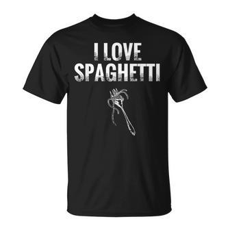 Vintage I Lovepaghetti Camiseta unisex - Regaloses