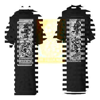 Vintage The Soccer Mom Tarot Card Skeleton T-Shirt - Thegiftio