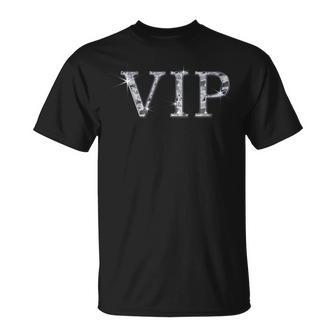 Vip【ダイヤモンド風 フォント】面白い Tシャツ - Kawaiitshirt
