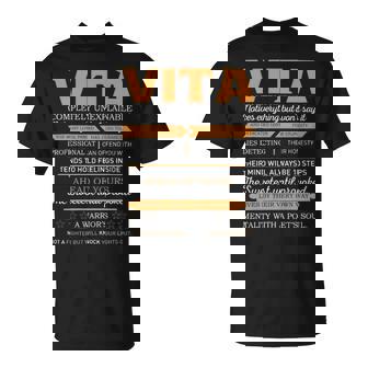 Vita Completely Unexplainable Notices Everything But Won’T Say It Name T-Shirt | Seseable UK