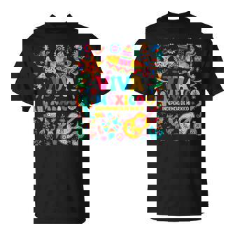 Viva Mexico Independence Day Sombrero Hat Mexican Women T-Shirt - Thegiftio