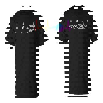 Volleyball Beacholleyball Heartbeat T-Shirt - Geschenkecke