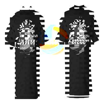 Volleyball Grandad Vintage Retro Volleyball Fathers Day T-Shirt - Monsterry