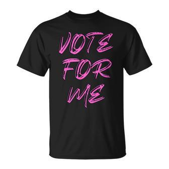 Vote For Me 選挙日 生徒会アパレル Tシャツ - Kawaiitshirt
