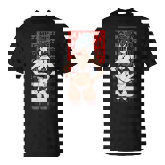 Waifuexy Anime Fille Bikini Plage Fille Mangatyle Japonais T-Shirt - Cadeauxyz