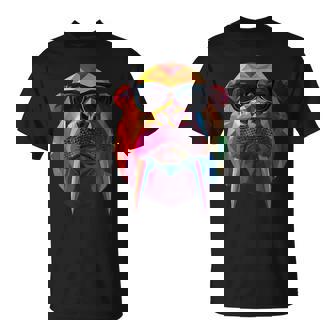 Walrus Dad Mom クールサングラス セイウチ Tシャツ - Kawaiitshirt