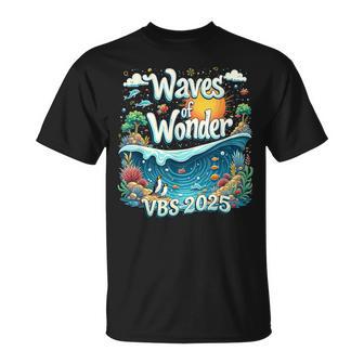 Waves Of Wonder Vbs Ocean Christian Faith Camp 2025 T-Shirt - Thegiftio UK