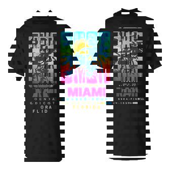 Wear Miami Florida Miami Colorfulunrise Graphic Tシャツ - Kawaiitshirt