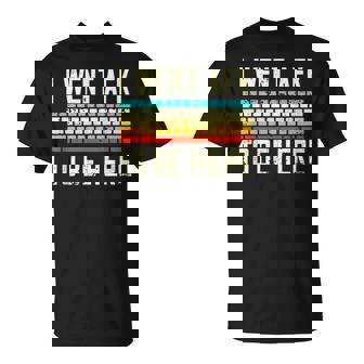 I Went Afk To Be Here Teclado De Computadora Divertido Pc Gamer Camiseta unisex - Regaloses
