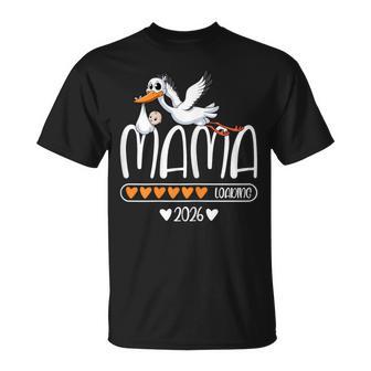 Werdende Mamachwangerschafterkünden Mama 2026 Loading T-Shirt - Geschenkecke