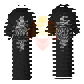 Western Cowboy Birthday Howdy Party Cowboy T-Shirt | Mazezy