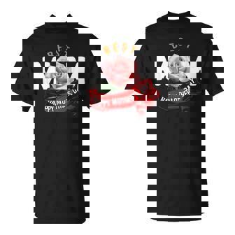 Wife Mama Best Mom For The Happy Mother´S Day T-Shirt | Mazezy