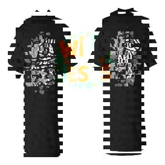 Wild About S Jesus Christian Believer Leopard Zebra Print T-Shirt - Thegiftio