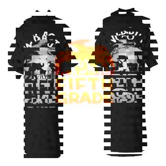 Wild About Fifth Grade Zoo Animals Back To School Safari T-Shirt - Thegiftio