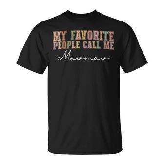 Wildflowers Mawmaw Floral Mother's Day Mawmaw T-Shirt - Thegiftio UK