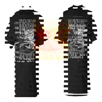 Winners Never Quit Gambling Bootleg Retro Gambler Meme T-Shirt - Thegiftio