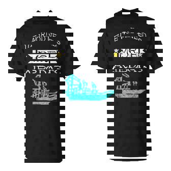 The World Needs More Airboats Swamp Hydroplane Fanboat T-Shirt | Mazezy