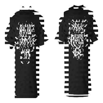 World's Greatest Dad Heavy Metal Deathcore T-Shirt - Thegiftio UK