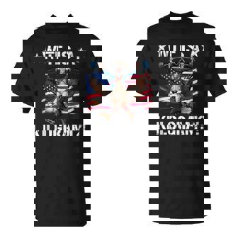 Wtf Is A Kilogram 4Th Of July Patriotic Eagle Usa T-Shirt | Mazezy