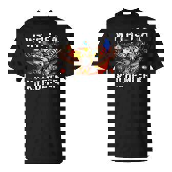 Wtf Is A Kilometer George Washington Riding Eagle T-Shirt | Mazezy