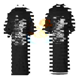 Ww2 Warship Battleship Destroyer En Acción Camiseta unisex - Regaloses
