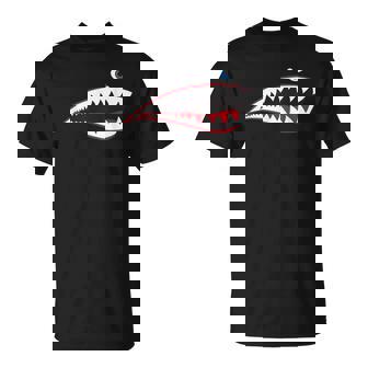 Ww2 ノーズアート第二次世界大戦退役機シャークノーズアート Tシャツ - Kawaiitshirt