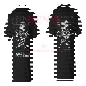 X Generation Before All You Sissie Were Born Skull Rock Hand T-Shirt | Mazezy