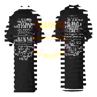 They Call Me Grammy Because Partner In Crime T-Shirt - Thegiftio UK