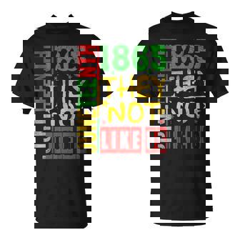 They Don't Like Us Junenth 1865 Pride T-Shirt | Mazezy