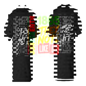 They Don't Like Us Junenth 1865 T-Shirt | Mazezy