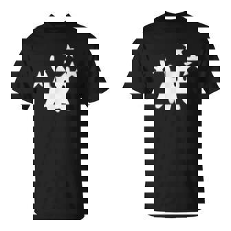 Y2k 90S Scary Tomcat Cat Is Scared Under Starry T-Shirt - Thegiftio UK