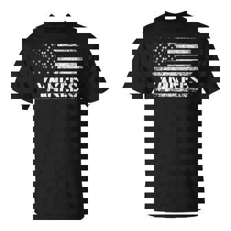 Yankees Name Us Flag T-Shirt - Monsterry